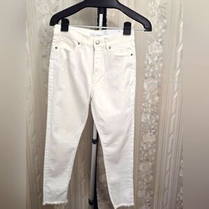 LOFT White Ankle Cropped Jeans NWT
